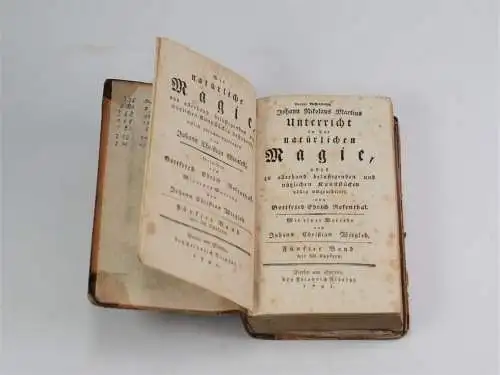 Buch: Die natürliche Magie. Band 5, Martius, Johann Nikolaus / Rosenthal, G. E