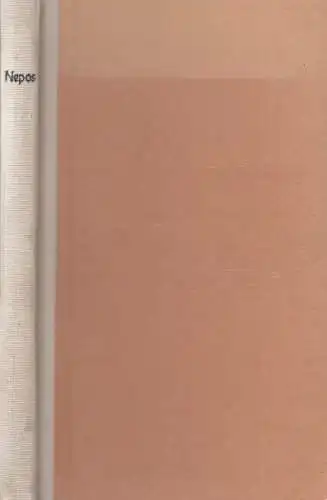 Buch: Cornelius Nepos - Für Schüler mit erläuternden und eine richtige... Nepos