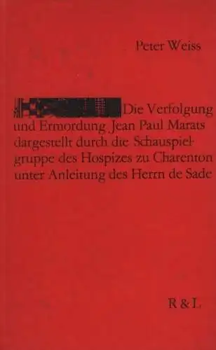 Buch: Die Verfolgung und Ermordung Jean Paul Marats, Weiss, Peter. 1965