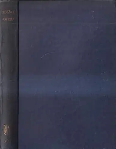 Buch: Q. Horati Flacci Opera, Horaz, 1955, Clarendon Press, Oxford University