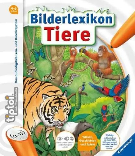 Buch: tiptoi® Bilderlexikon Tiere. A. Ebert & S. Gernhäuser, 2011, Ravensburger
