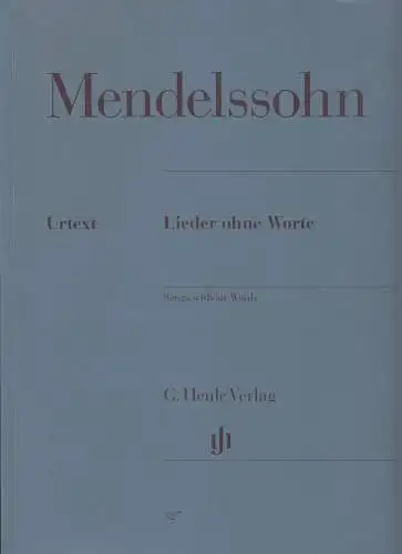 Noten: Lieder ohne Worte, Mendelsohn Bartholdy, Urtext, G. Henle Verlag, HN 327