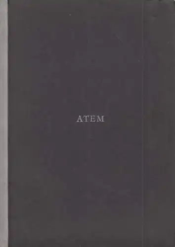 Buch: Atem. Bonsack, Wilfried M., ca. 1988, Privatdruck