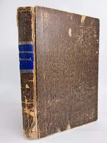 Buch: Parcival, Wolfram von Eschenbach, 1836, Creutz'sche Buchhandlung