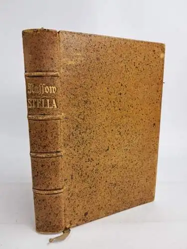 Buch: Stella, Fritz Rassow, 1912, Rütten & Loening, Mit Exlibris von MK. Neudold