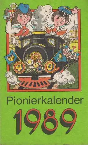 Buch: Pionierkalender 1989, 1988, Der Kinderbuchverlag, gebraucht, sehr gut