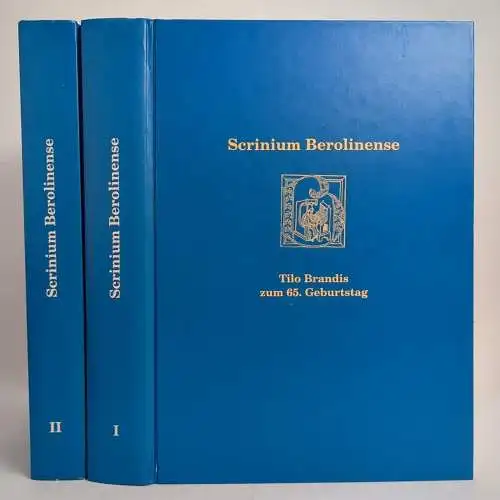 Buch: Scrinium Berolinense, Tilo Brandis zum 65. Geburtstag, 2 Bände mit CD-ROM