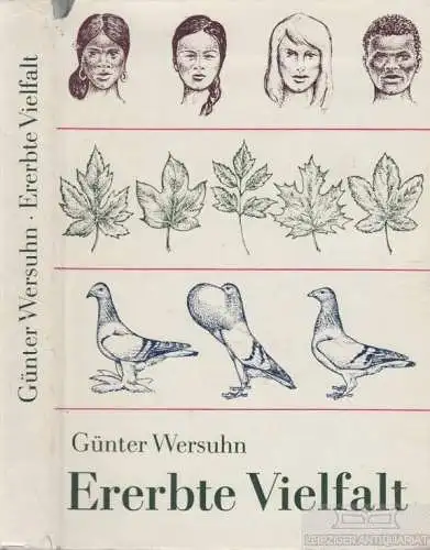 Buch: Ererbte Vielfalt, Wersuhn, Günter. 1975, Urania Verlag, gebraucht, gut