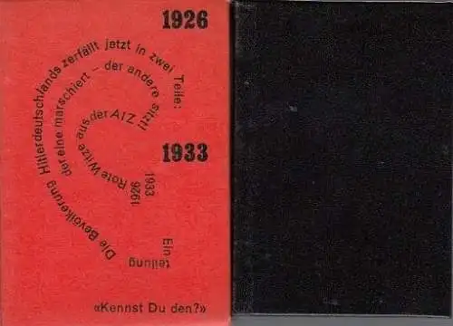 Buch: Rote Witze aus der A I Z 1926 bis 1933, Sonntag, Hans. 1985, Dietz Verlag