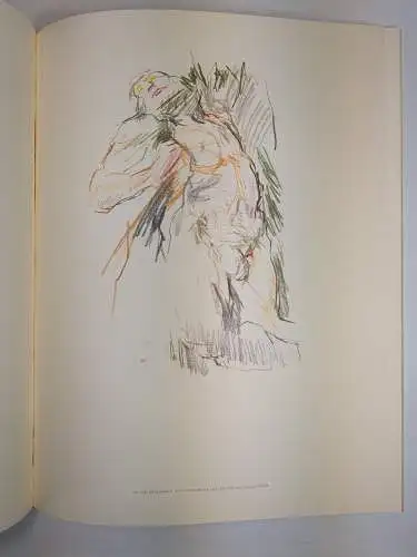 Buch: Florentiner Skizzenbuch, 24 Tafeln, Oskar Kokoschka, 1972, Edition Bucher