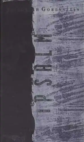 Buch: Psalm, Gorenstein, Friedrich. 1992, Rütten und Loening, sehr gut