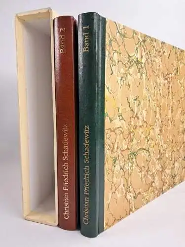 Buch: Christian Friedrich Schadewitz 1779-1847, Schachtschneider. 2 Bände, 1992