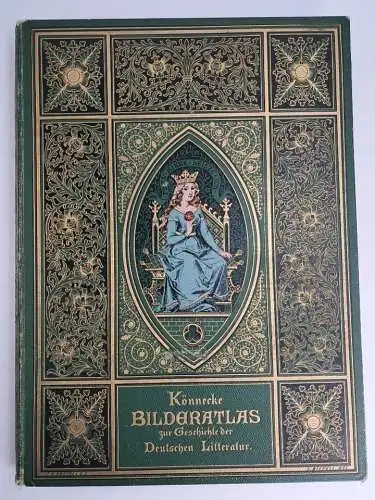 Buch: Bilderatlas zur Geschichte der deutschen Litteratur, Gustav Könnecke, 1887