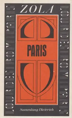 Sammlung Dieterich 361, Paris, Zola, Emile. 1989, gebraucht, gut