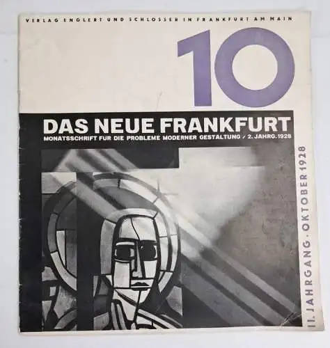 Das Neue Frankfurt 2. Jahrgang Oktober 1928, Monatsschrift, Englert & Schlosser