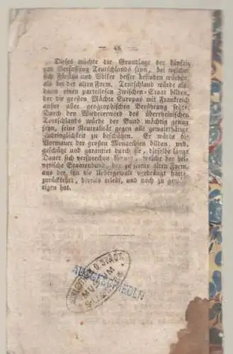 Buch: Patriotische Phantasie über Teutschlands künftige politische Gestaltung