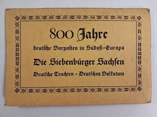 AK Lot: Die Siebenbürger Sachsen, 10 Postkarten, Deutsche Trachten, G. Fleischer