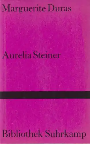 Buch: Aurelia Steiner, Duras, Marguerite, 1989, Suhrkamp, gebraucht, gut