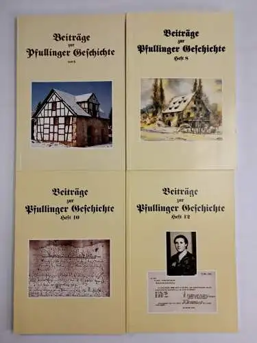 4 Hefte Beiträge zur Pfullinger Geschichte Heft 6, 8, 10, 12, Hermann Schwille