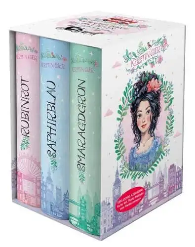 Buch: Edelstein-Trilogie: Rubinrot, Saphirblau, Smaragdgrün, Kerstin Gier, 3 Bde