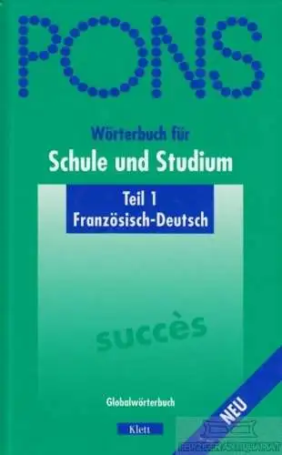 Buch: Pons Wörterbuch für Schule und Studium, Auvrai, Frederic u.a. 1999