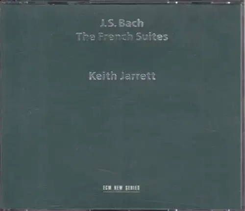 Doppel-CD: Keith Jarrett, Bach - The French Suites, 1993, ECM Records, Klassik
