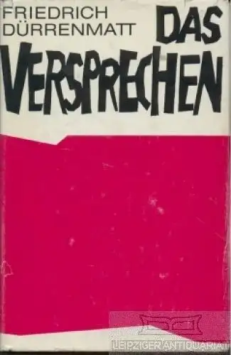 Buch: Das Versprechen, Dürrenmatt, Friedrich. 1980, Bertelsmann Lesering