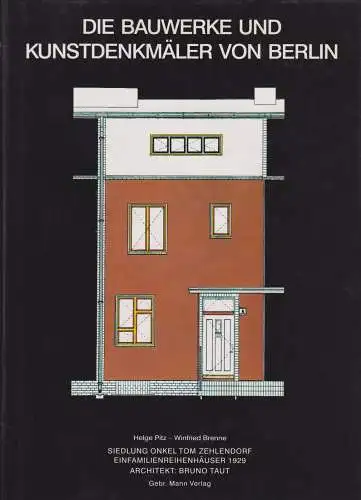 Buch: Bezirk Zehlendorf: Siedlung Onkel Tom...Architekt Bruno Taut, Pitz, Helge