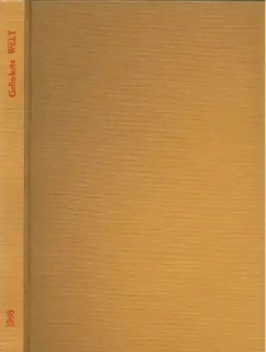 Die gefiederte Welt. Jahrgang 92. 1968. Heft 1 - 12, Steinbacher, Joachim. 1968