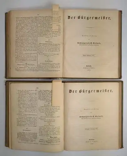 Notariats-Blatt für das Großherzogthum Baden, Sevin, Gerhardt, 3 Bände, 1857 ff.