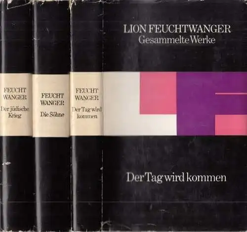 Buch: Josephus-Trilogie, Feuchtwanger, Lion. 3 Bände, Gesammelte Werke, 1983