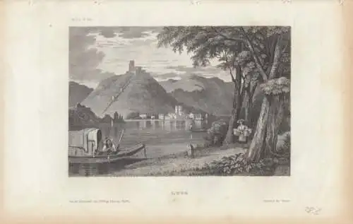 Lugo. aus Meyers Universum, Stahlstich. Kunstgrafik, 1850, gebraucht, gut 264421