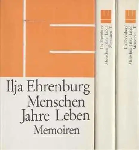 Buch: Menschen, Jahre, Leben, Ehrenburg, Ilja. 3 Bände, 1978, Memoiren