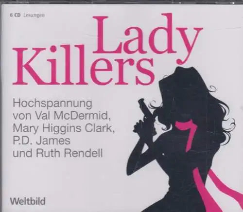 CD-Box: Mary Higgins Cark u.a. - Lady Killers. 2006, Val McDermind, P.D. James