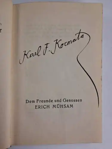 Buch: Anny Rober, Karl F. Kocmata, 1920, Novellenbücher, signiert, Wien