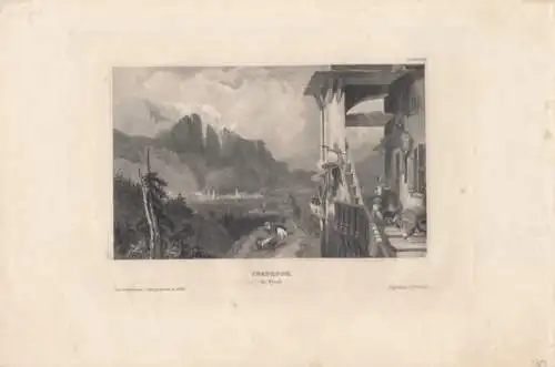 Insbruck in Tyrol. aus Meyers Universum, Stahlstich. Kunstgrafik, 1850
