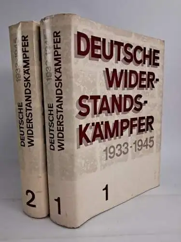 Buch: Deutsche Widerstandskämpfer 1933-1945 Band 1+2, L. Kraushaar, 1970, Dietz