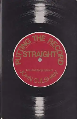 Buch: Putting the Record Straight, Culshaw, John, 1982, Secker & Warburg