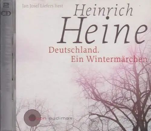 Doppel-CD: Heinrich Heine - Deutschland. Ein Wintermärchen, Jan Joseph Liefers