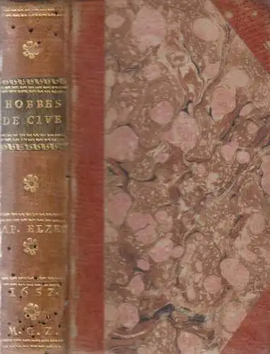 Buch: Elementa Philosophica de Cive. Hobbes, Thomas, 1657, Daniel Elzevir
