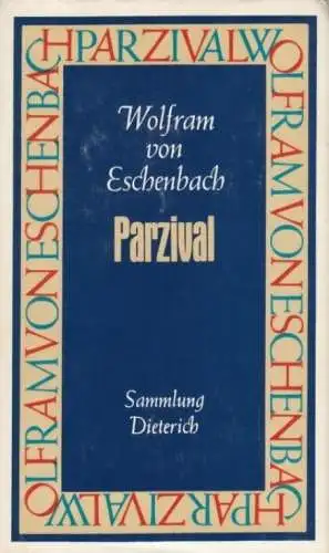 Sammlung Dieterich 1, Parzival, Wolfram von Eschenbach. 1977, gebraucht, gut