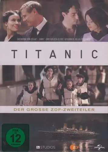 DVD-Box: Titanic, 2012, Julian Fellowes, Jenna-Louise Coleman u.a., 3 DVDs