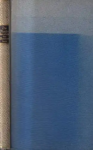 Buch: Die Nachtwachen des Bonaventura. 1919, Insel-Verlag