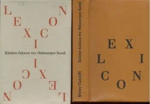 Buch: Kleines Lexicon der Schwarzen Kunst, Nadolski, Dieter. 1985