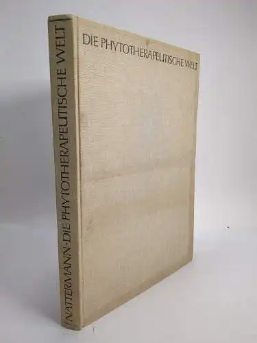 Buch: Die phytotherapeutische Welt, Heinrich Schröder, 1962, Nattermann