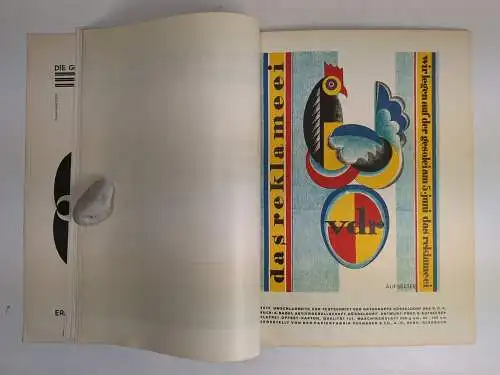 Die Reklame 1. Septemberheft 1926, Zeitschrift d. Verbandes dt. Reklamefachleute