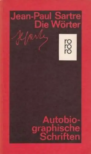 Buch: Die Wörter, Sartre, Jean-Paul, 1996, Rowohlt Taschenbuch Verlag