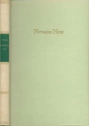 Buch: Unterm Rad, Hesse, Hermann. 1952, Aufbau-Verlag, Erzählung, gebraucht, gut