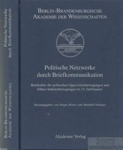 Buch: Politische Netzwerke durch Briefkommunikation, Herres. 2002
