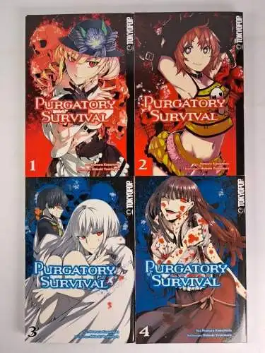 Manga: Purgatory Survival 1-4, Momura Kawamoto & Hideaki Yoshimura, Tokyopop